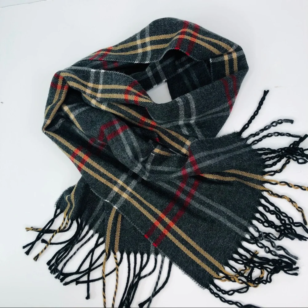 Cejon Scarf Men’s Italy Blue/Gray//Red